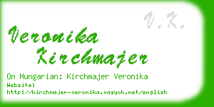veronika kirchmajer business card